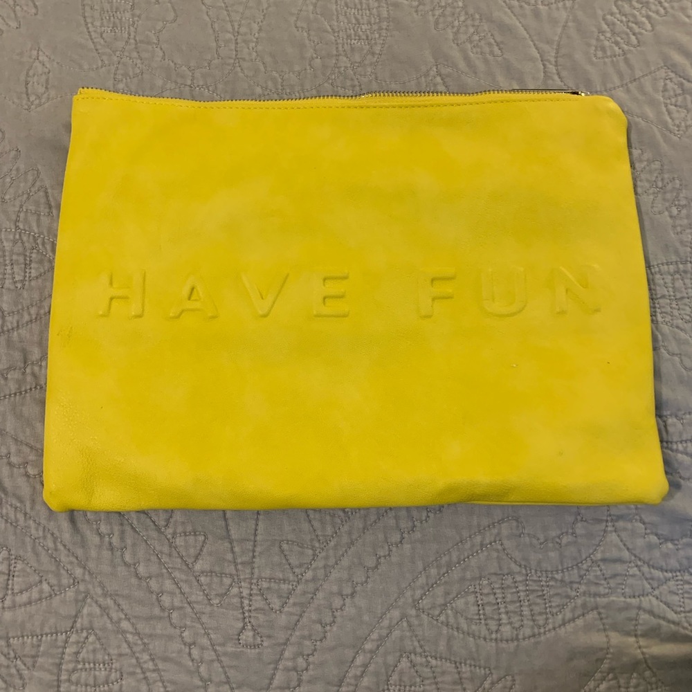 Zara Have Fun Non-Stop Summer zipper pouch